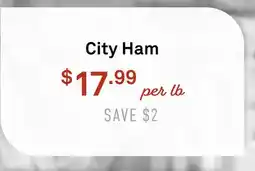 Standard Market City Ham offer