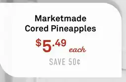 Standard Market Marketmade Cored Pineapples offer