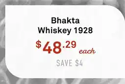 Standard Market Bhakta Whiskey 1928 offer