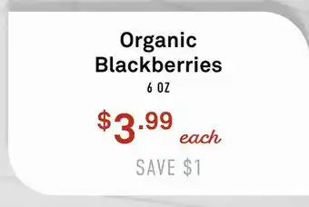 Standard Market Organic Blackberries offer