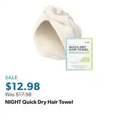 Sam's Club NIGHT Quick Dry Hair Towel offer