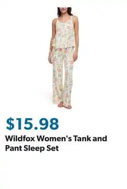 Sam's Club Wildfox Women's Tank and Pant Sleep Set offer