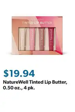 Sam's Club NatureWell Tinted Lip Butter, 0.50 oz., 4 pk offer