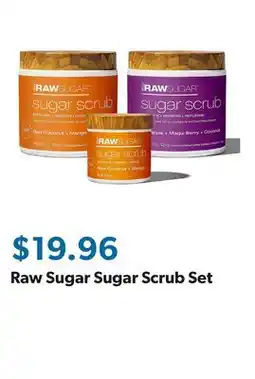 Sam's Club Raw Sugar Sugar Scrub Set offer