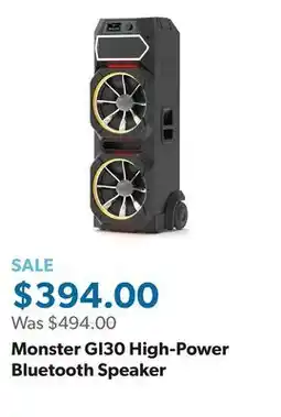 Sam's Club Monster GI30 High-Power Bluetooth Speaker offer