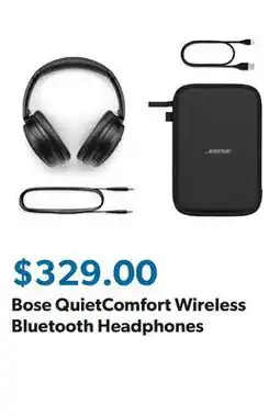 Sam's Club Bose QuietComfort Wireless Bluetooth Headphones offer