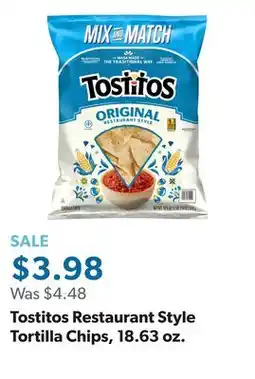 Sam's Club Tostitos Restaurant Style Tortilla Chips, 18.63 oz offer