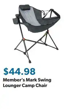 Sam's Club Member's Mark Swing Lounger Camp Chair offer
