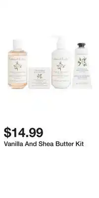 TJ Maxx Vanilla And Shea Butter Kit offer