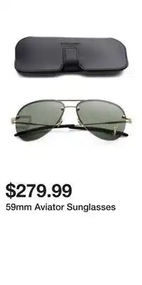 TJ Maxx 59mm Aviator Sunglasses offer