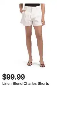 TJ Maxx Linen Blend Charles Shorts offer