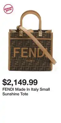 TJ Maxx FENDI Made In Italy Small Sunshine Tote offer