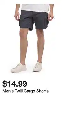 TJ Maxx Men's Twill Cargo Shorts offer