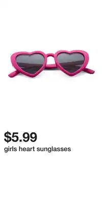 TJ Maxx girls heart sunglasses offer