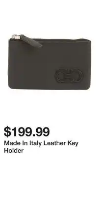 TJ Maxx Made In Italy Leather Key Holder offer