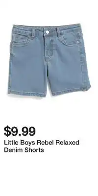 TJ Maxx Little Boys Rebel Relaxed Denim Shorts offer