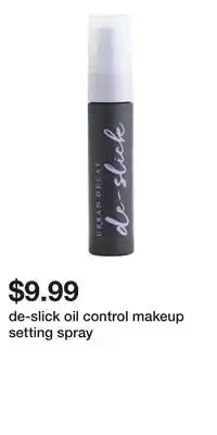 TJ Maxx de-slick oil control makeup setting spray offer