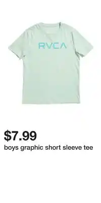 TJ Maxx boys graphic short sleeve tee offer
