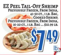 Trade Fair Supermarket EZ Peel Tail-Off Shrimp offer