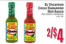Trade Fair Supermarket El Yucateco Chile Habanero Hot Sauce offer