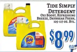 Trade Fair Supermarket Tide Simply Detergent offer