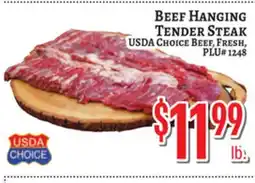 Trade Fair Supermarket BEEF HANGING TENDER STEAK offer