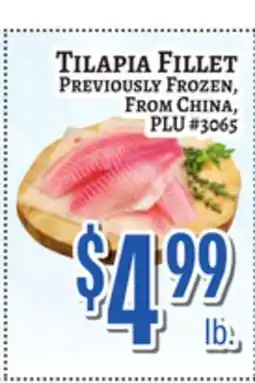 Trade Fair Supermarket TILAPIA FILLET offer