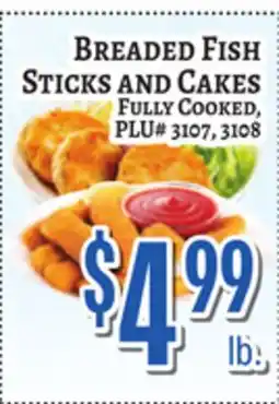 Trade Fair Supermarket BREADED FISH STICKS AND CAKES offer