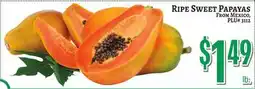 Trade Fair Supermarket RIPE SWEET PAPAYAS offer