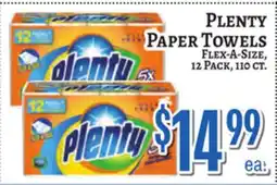 Trade Fair Supermarket PLENTY PAPER TOWELS offer