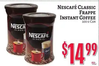 Trade Fair Supermarket Nescafé Classic Frappe Instant Coffee offer