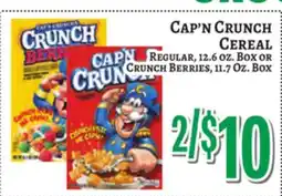 Trade Fair Supermarket Cap'N CRUNCH CEREAL offer