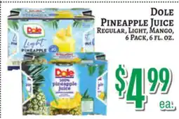 Trade Fair Supermarket Dole PINEAPPLE JUICE offer