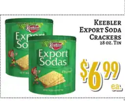 Trade Fair Supermarket Keebler Export Soda Crackers offer