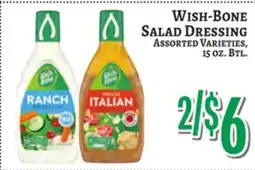 Trade Fair Supermarket Wish-Bone SALAD DRESSING offer