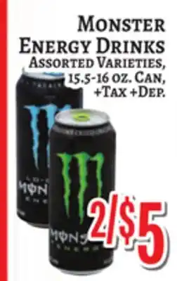 Trade Fair Supermarket MONSTER ENERGY DRINKS offer