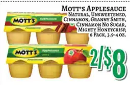 Trade Fair Supermarket MOTT'S APPLESAUCE offer