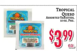 Trade Fair Supermarket TROPICAL Queso offer