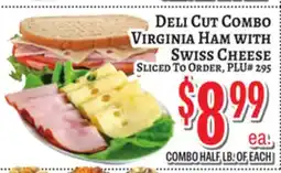 Trade Fair Supermarket DELI CUT COMBO VIRGINIA HAM WITH SWISS CHEESE offer