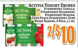Trade Fair Supermarket Activia Yogurt Drinks offer