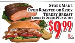Trade Fair Supermarket STORE MADE Oven Roasted or Spicy Turkey Breast offer