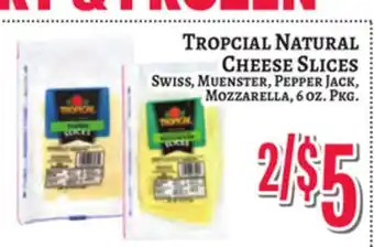 Trade Fair Supermarket TROPICAL NATURAL Cheese Slices offer