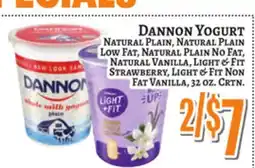 Trade Fair Supermarket Dannon Yogurt offer