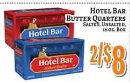 Trade Fair Supermarket HOTEL BAR BUTTER QUARTERS offer