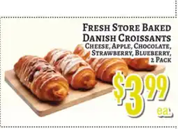 Trade Fair Supermarket FRESH STORE BAKED DANISH CROISSANTS offer