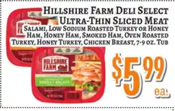 Trade Fair Supermarket Hillshire Farm Deli Select Ultra-Thin Sliced Meat offer