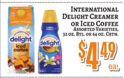 Trade Fair Supermarket INTERNATIONAL DELIGHT CREAMER OR ICED COFFEE offer