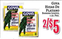 Trade Fair Supermarket Goya Hojas De Platano offer