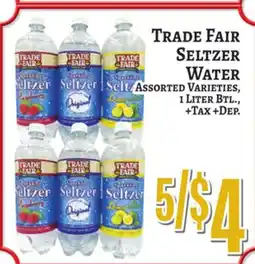 Trade Fair Supermarket Trade Fair Seltzer Water offer