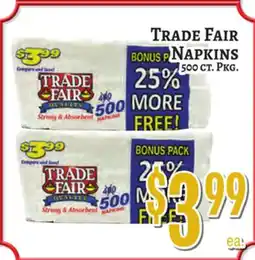 Trade Fair Supermarket Trade Fair Napkins offer